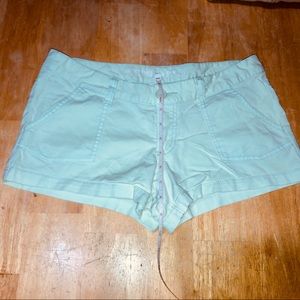 Mossimo pastel Teal mint green short shorts 7